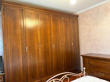 Camera da letto completa in noce nazionale