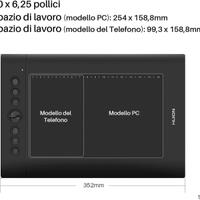Tavoletta grafica Huion H610 Pro V2