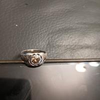 anello vintage brillante 1carato