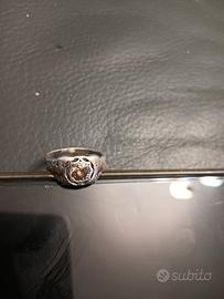 anello vintage brillante 1carato