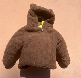 Giubbino sherpa unisex marrone