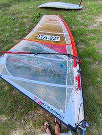  rig completo bic techno vela 7.8  