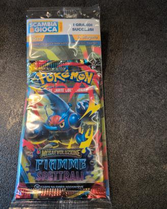 pacchetto carte Pokémon fiamme spettrali