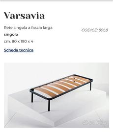 Rete a doghe letto singolo