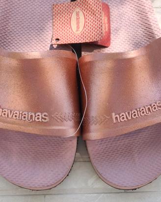 Havaianas brasil slide unisex n. 41,5 - NUOVE