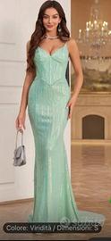 Abito da cerimonia effetto sirena