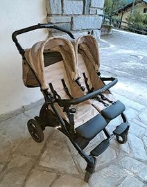 passeggino gemellare peg perego