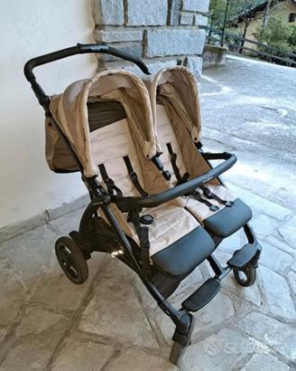 passeggino gemellare peg perego