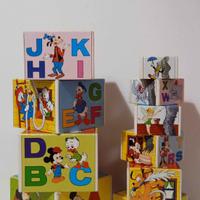 Cubi didattici Disney vintage by Harbert