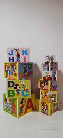 Cubi didattici Disney vintage by Harbert