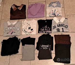Abbigliamento ragazza 10/12 anni, 14 pezzi,