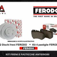 KIT COMPLETO DISCHI E PASTIGLIE FIAT PANDA 1.2 BEN