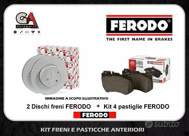 KIT COMPLETO DISCHI E PASTIGLIE FIAT PANDA 1.2 BEN