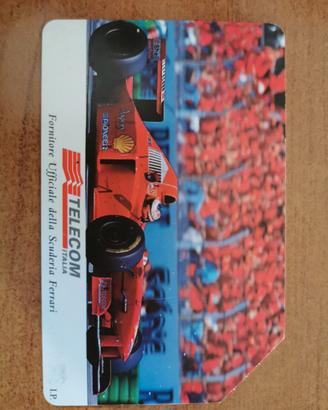 Scheda telefonica a tiratura limitata. Ferrari 
