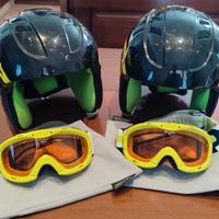 Caschi da sci più maschere