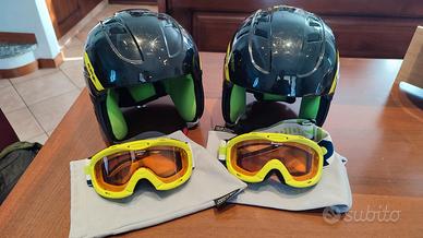 Caschi da sci più maschere