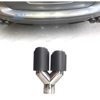 TERMINALE SCARICO IN CARBONIO DOPPIO SINISTRO LOOK