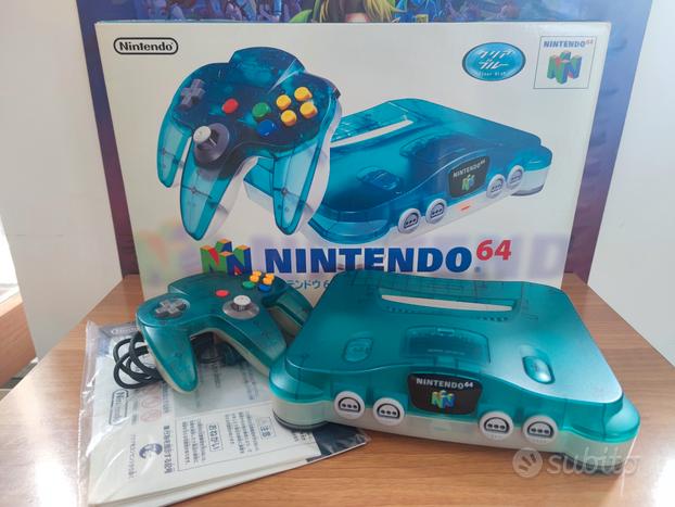 Usato, Console Nintendo 64 Blue Cristal NTSC-J completa usato  Roma