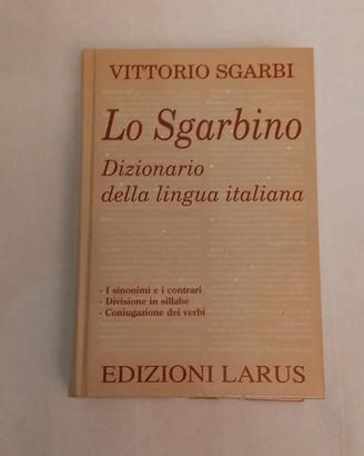 Lo Sgarbino, Dizionario della lingua italiana