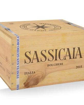 Vino casse sassicaia 2015 e 2016