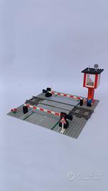 Lego system train 9v 4539 Manual Level Crossing an