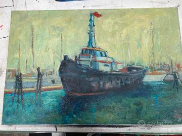 Opera arte moderna Giangiacomo Gabin quadro