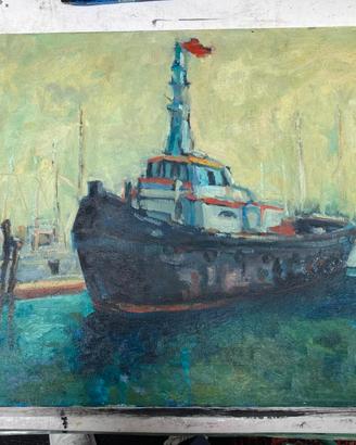 Opera arte moderna Giangiacomo Gabin quadro