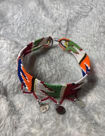 Collana maasai realizzata a mano