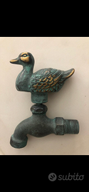 Rubinetto da esterno in ghisa forma anatra