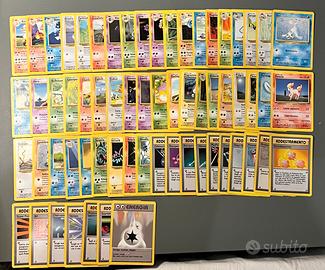 POKEMON SET BASE UNLIMITED COMUNI E NON COMUNI ITA