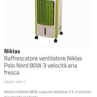 Ventilatore e raffreddatore