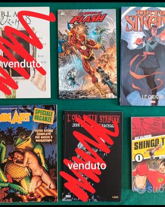 Lotto divisibile n 4 fumetti vari autori