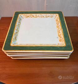 Set di piatti quadrati Tiffany Boutique  ( mai usa