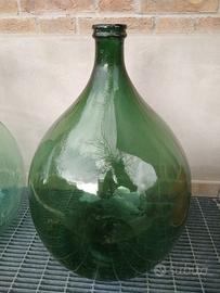 Damigiana Grande in vetro verde