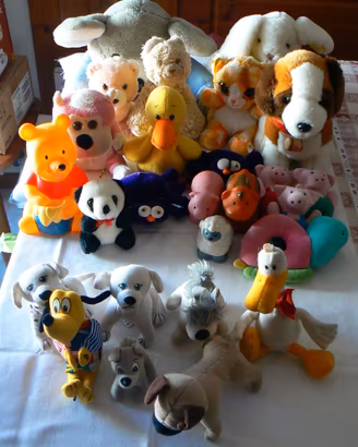 Peluche varie dimensioni