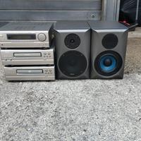 Denon D-77 sistema Hi-Fi vintage completo+casse