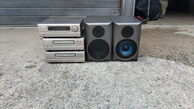 Denon D-77 sistema Hi-Fi vintage completo+casse