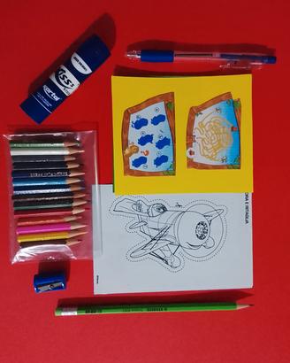Oggetti di cancelleria per bambini 
