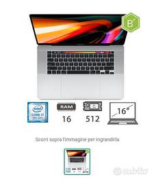 Apple MacBook Pro 16.0" (2019) Touch Bar - Silver