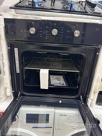 Forno ventilato vetro nero nuovo classe a+