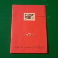 Manuale originale della Fiat 500d - 1963-VIII