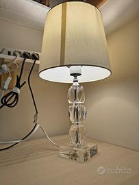 lampada da tavolo di lusso in cristallo