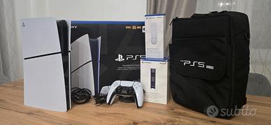 Playstation 5 slim digital con accessori PS5