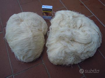 Matassa filo canapa lino vintage