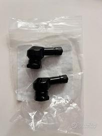 Valvole 90* moto neri Nuovi