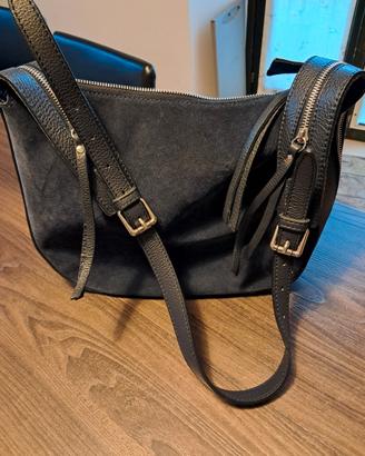 Borsa Blu  vera pelle 