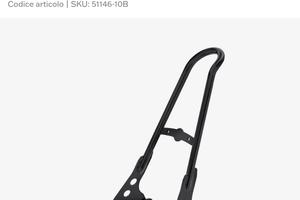 sissy bar sgancio rapido sportster originale