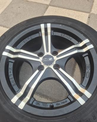 Cerchi in lega OZ X-Line 16x7J 4x100- 2 con gomme 