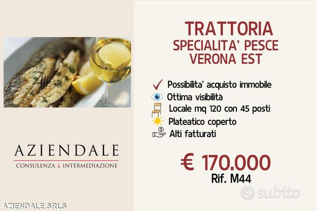 Trattoria storica e molto conosciuta-ben visibile