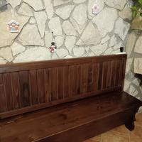 PANCA LEGNO MASSELLO fattura artigianale